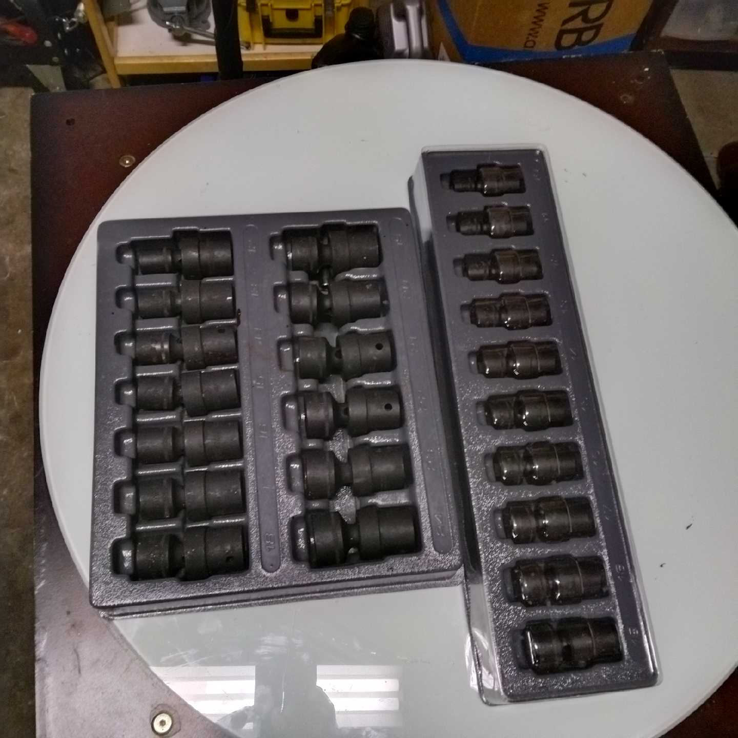 2 sockets set swivel 1/2 and 3/8 - photo 3