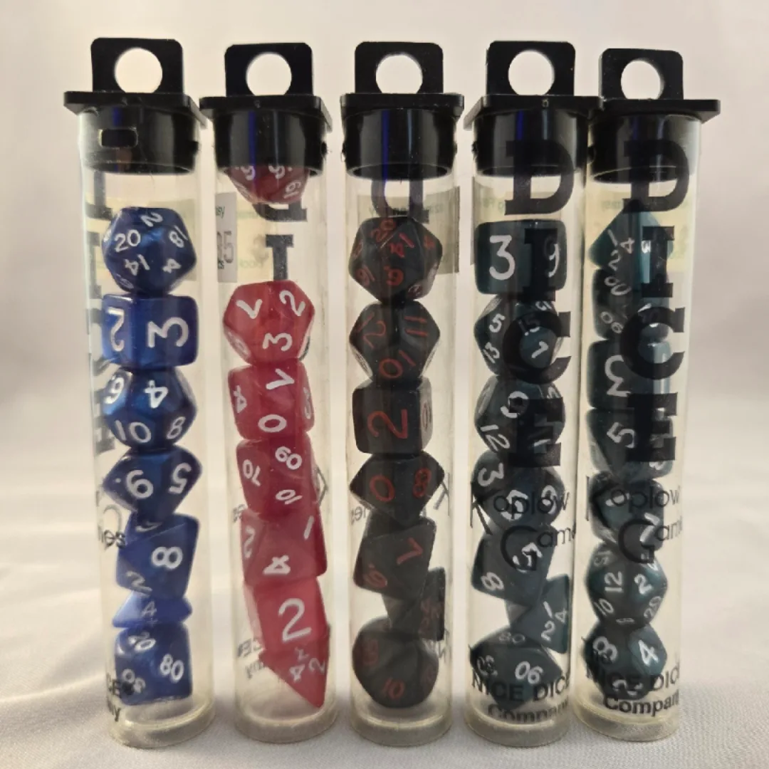 Koplow Games Dice Set The Nice Doce Compay 5 Set of 7 Dice image indicator(3)