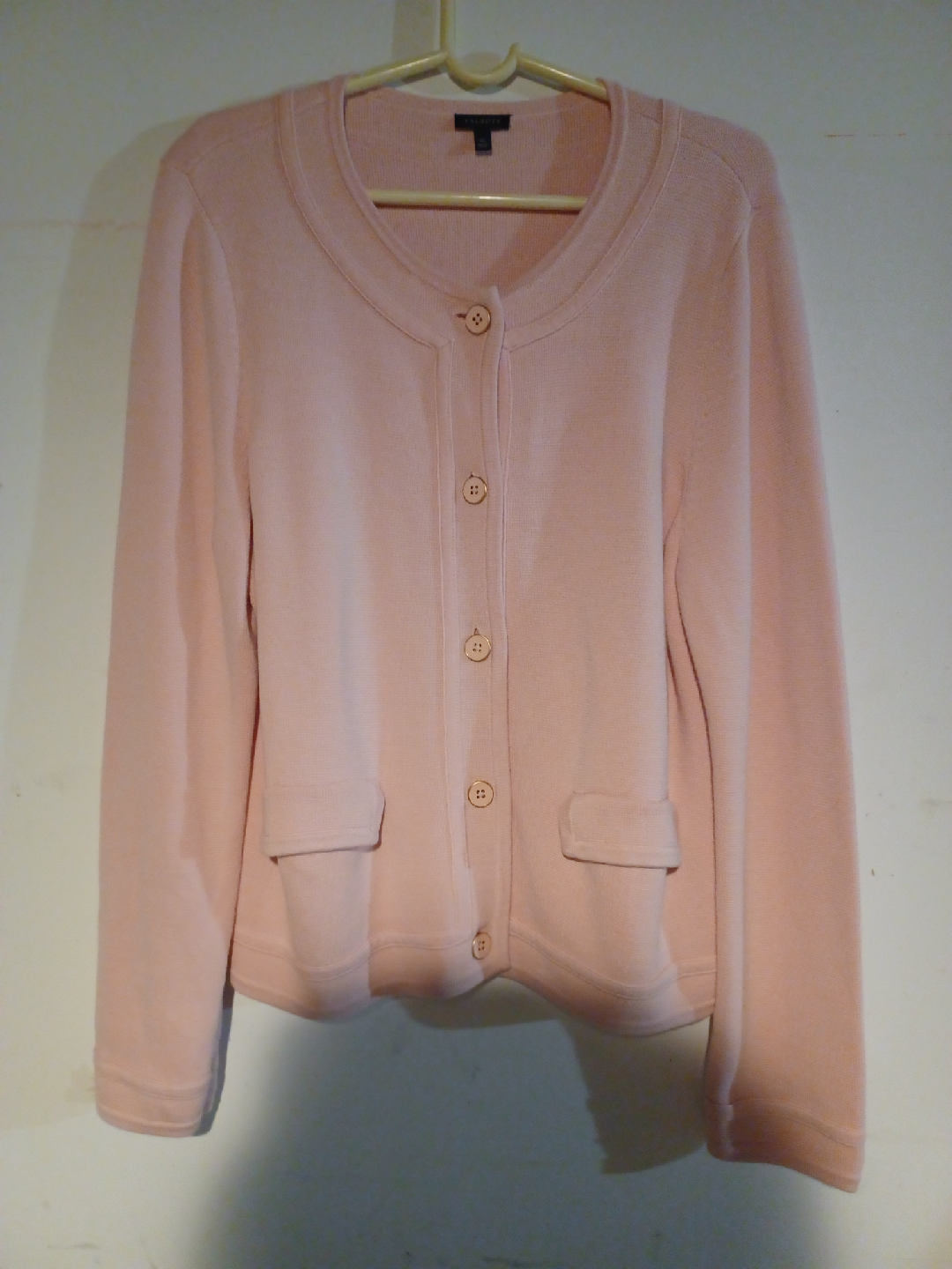 Talbots Pink Cardigan Sweater - Size XL