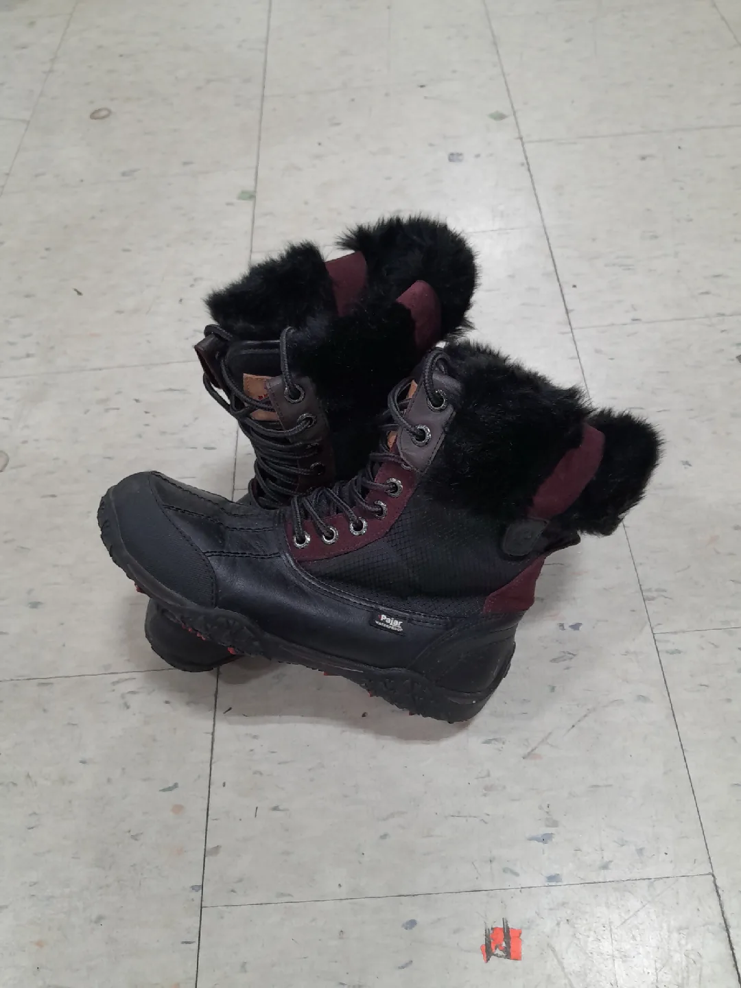 Pajar Black Winter Boots Women's Size 8