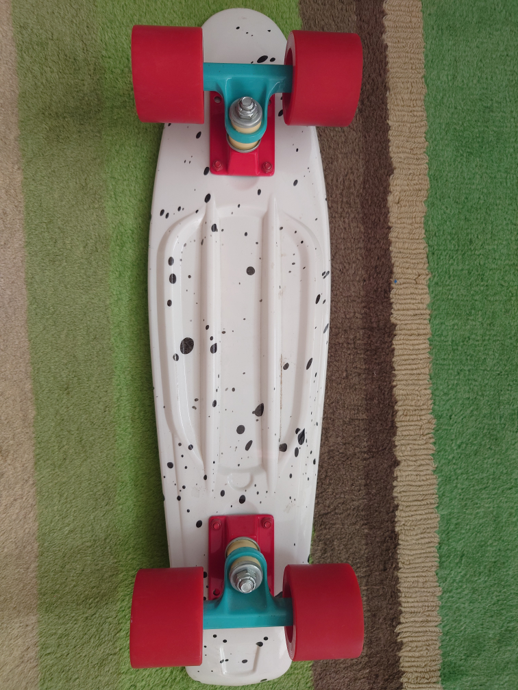 Hype Cruiser Skateboard - White/Red - photo 3