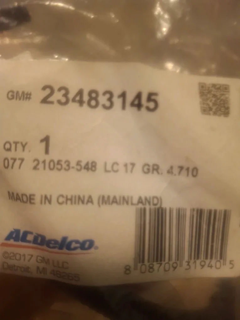 ACDelco 23483145 ABS Wheel Speed Sensor - New image indicator(2)