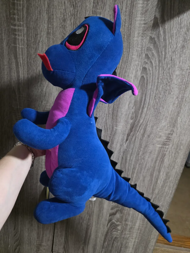 Blue and Pink Dragon Plush image indicator(2)