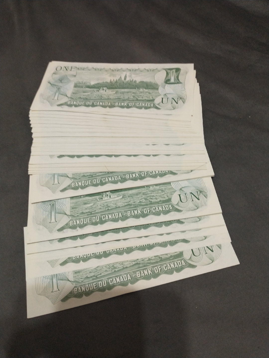1973 Canada 100 consec. uncirculated banknotes ~8400 to ~8499 - photo 3
