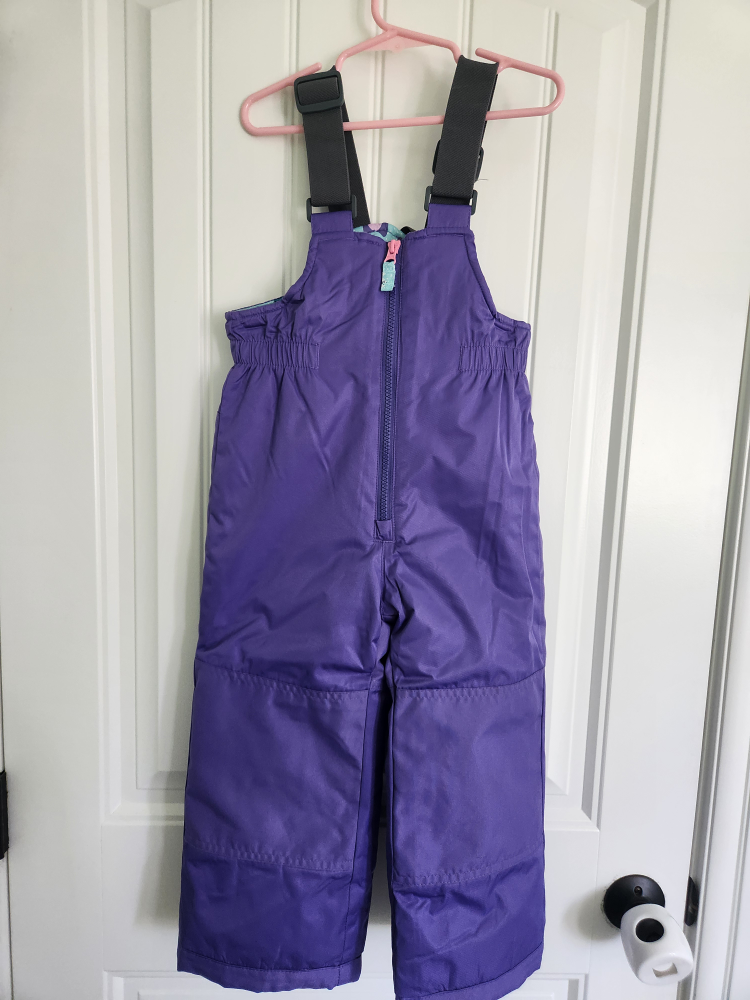 4T girls Purple Snow Pants