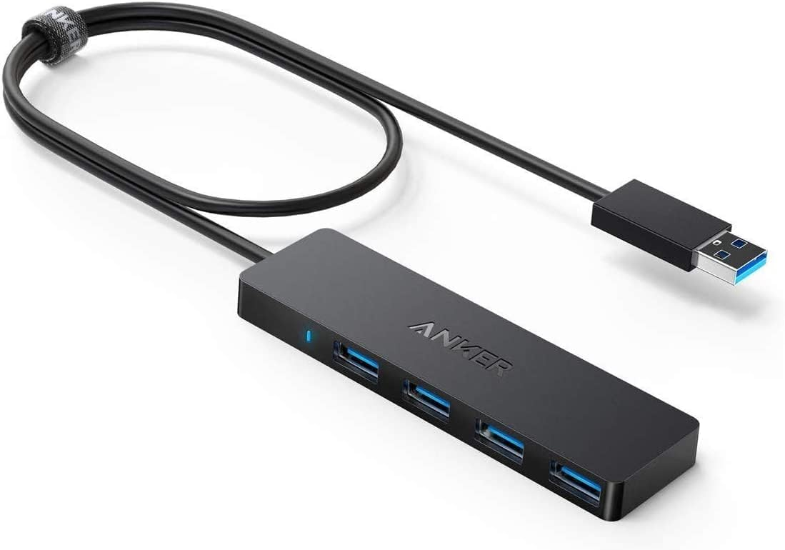 Anker 4-Port USB 3.0 Hub, Ultra-Slim Data USB Hub