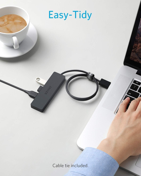 Anker 4-Port USB 3.0 Hub, Ultra-Slim Data USB Hub - photo 5
