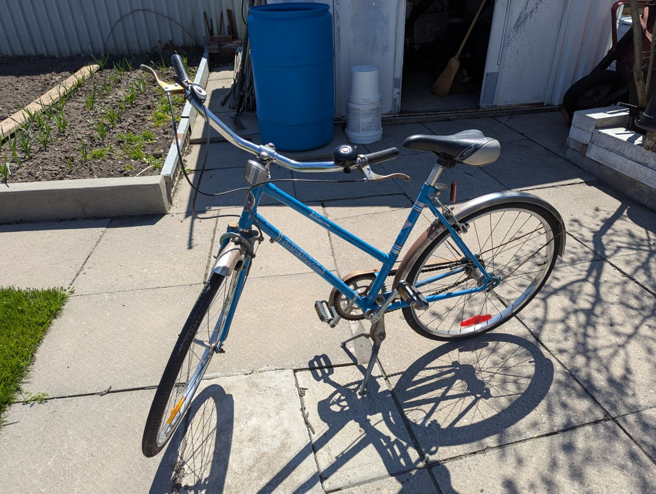 Vintage Blue Roadmaster Bicycle