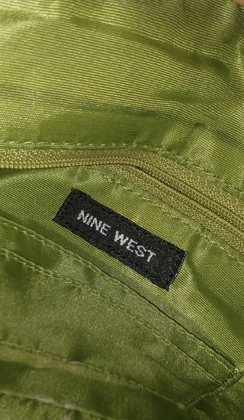 Nine West Pink Leather Handbag with Strap image indicator(4)