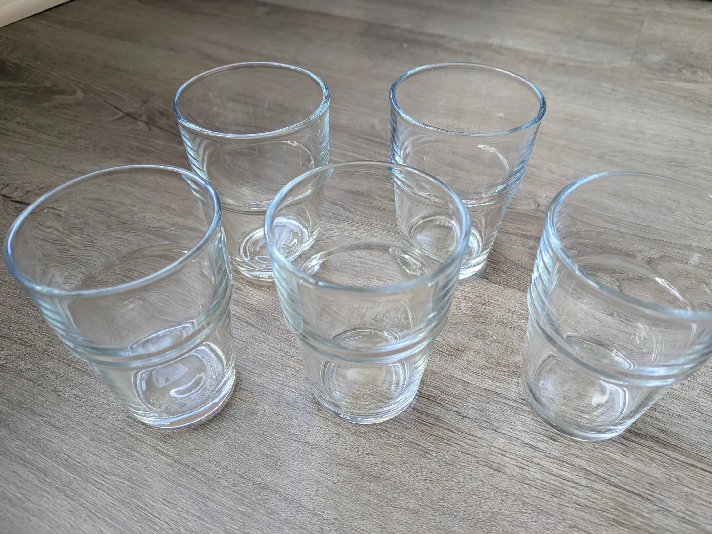 MUST GO THIS WEEKEND! IKEA REKO Glasses, Clear, 6 oz - Set of 5 thumbnail