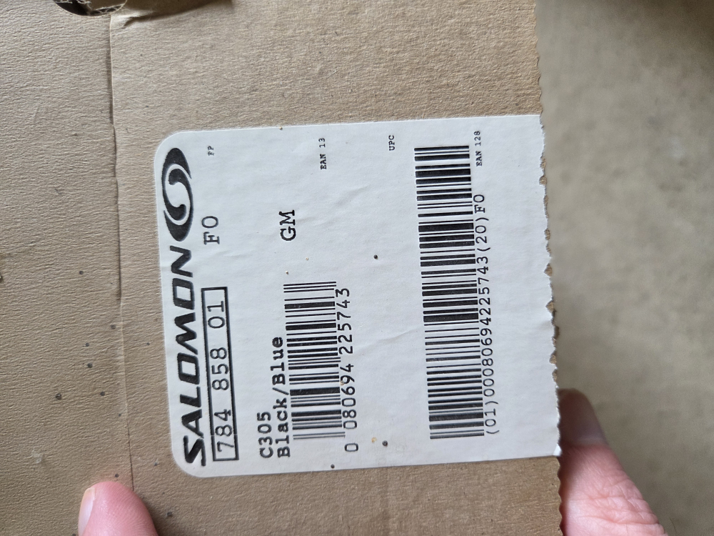 Salomon C305 Ski Bindings - Black/Blue - photo 2