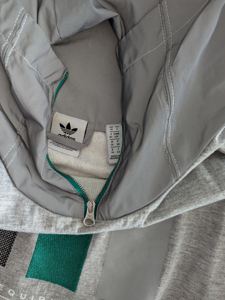adidas Originals - EQT Hooded Pullover Windbreaker HBX size S - photo 5