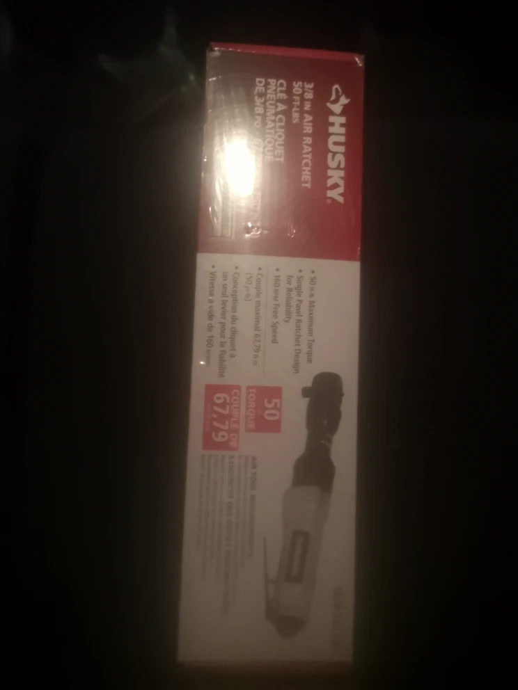 Husky 3/8 in Air Ratchet - New in Box - photo 2