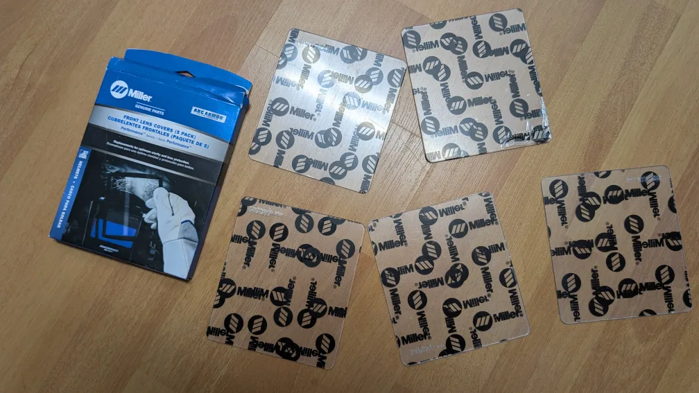 Miller Front Lens Covers 4.5" x 5" (5 pack) image indicator(3)