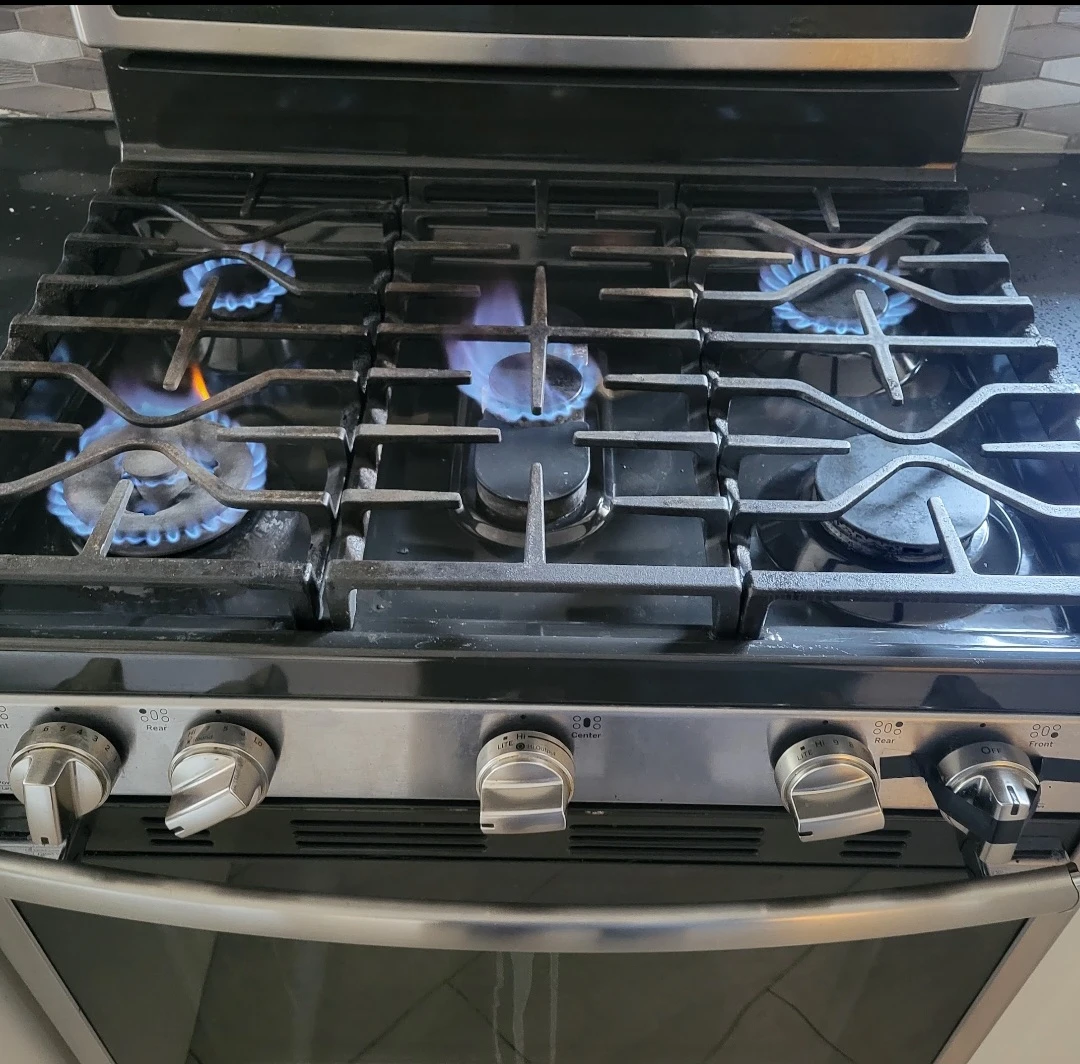 GE Profile Stainless Steel Gas Range - photo 2