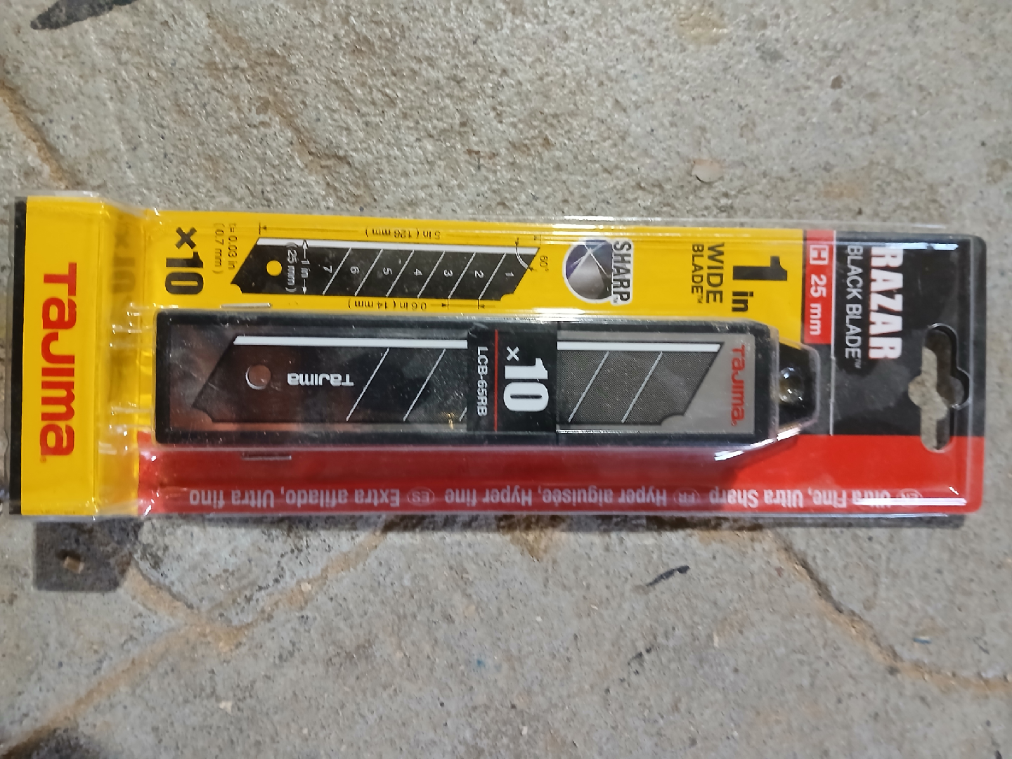 Tajima LCB-65RB RAZAR Black Blade - New