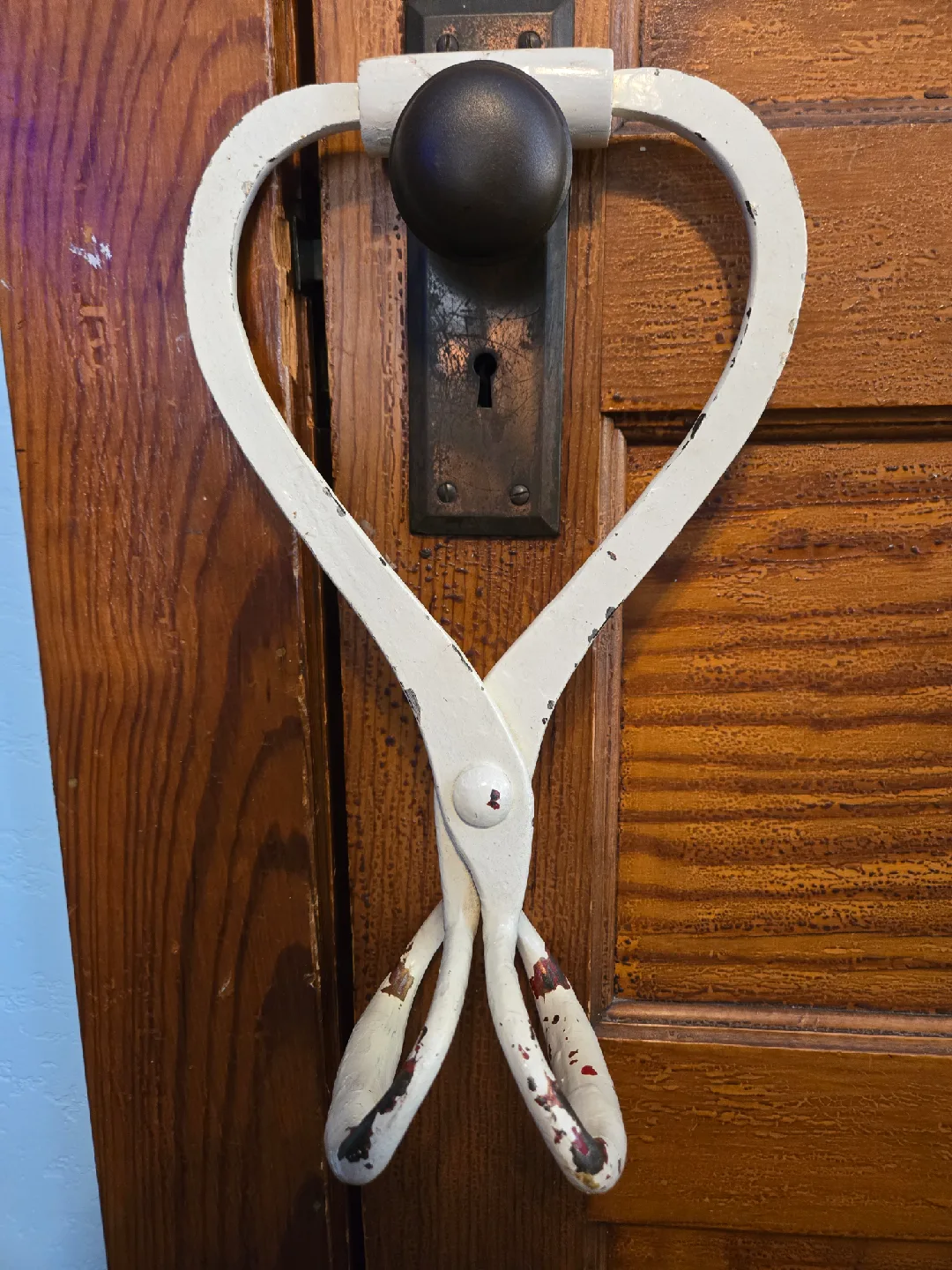 Antique Ice Tongs - White - Home Decor image indicator(3)