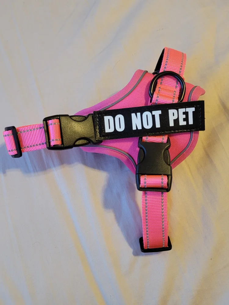 Pink Emotional Support Pet Harness image indicator(3)