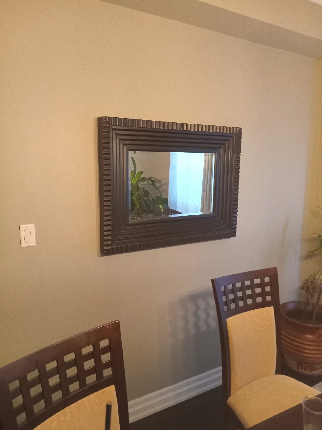 Framed Wall Mirror image indicator(2)