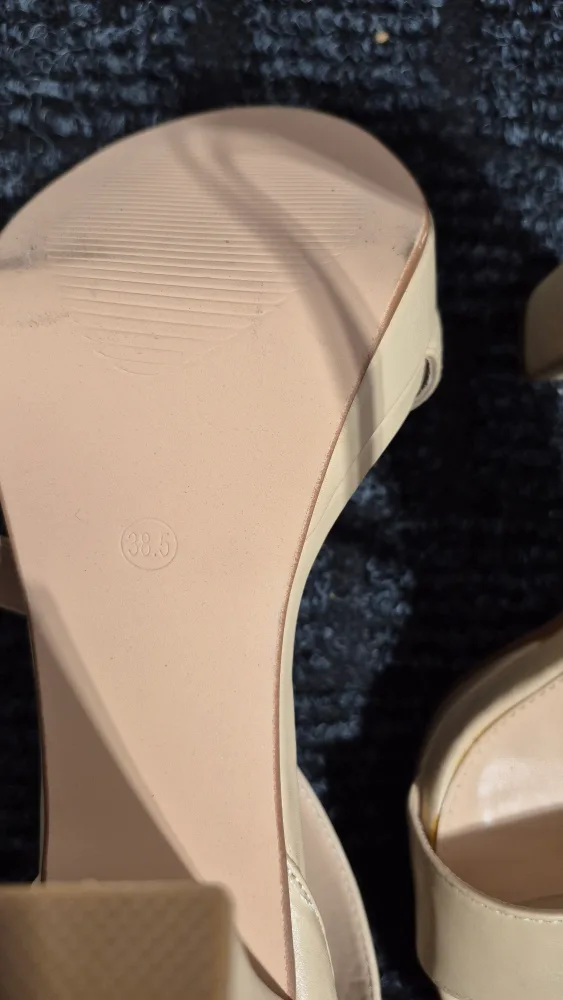 Amoji Beige Heels - Size 8 image indicator(5)