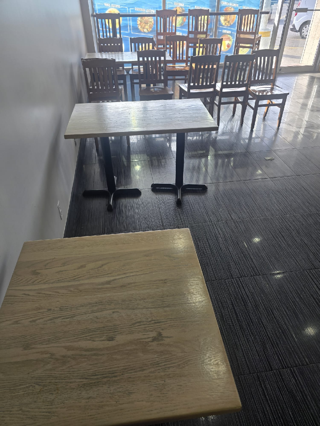 Wooden Restaurant Chairs - Set of 16 plus tables - photo 3