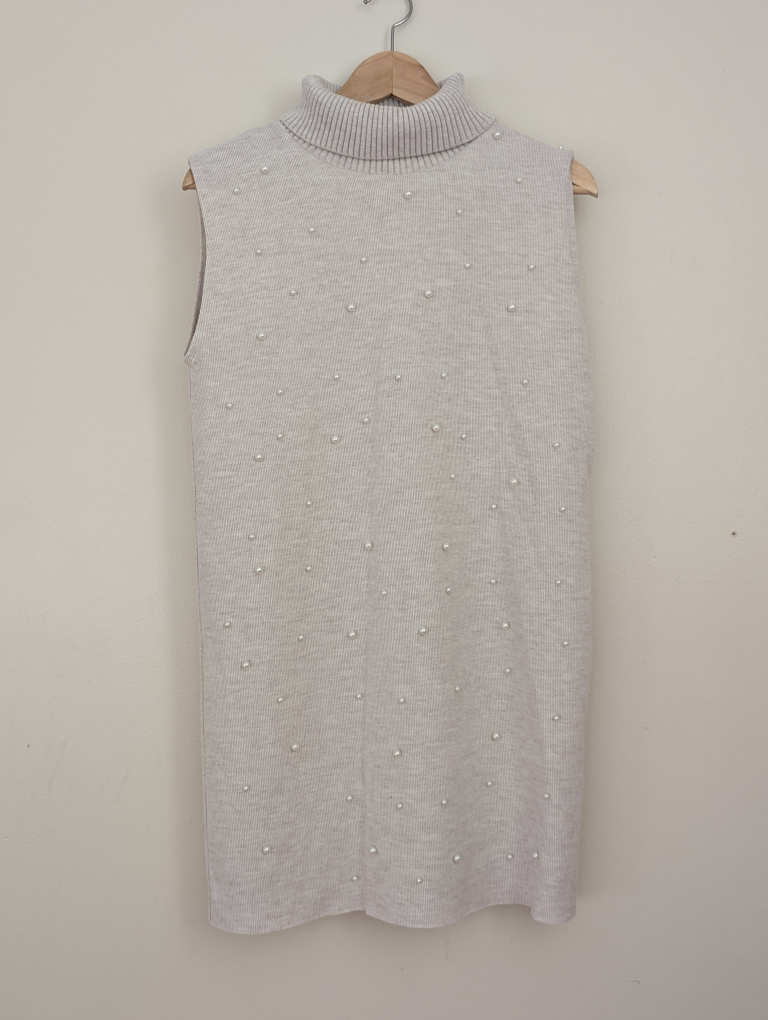Zara Sleeveless Turtleneck Dress - Size M