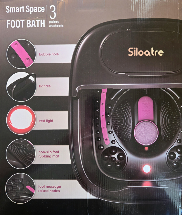 Siloatre Smart Space Foot Bath with Attachments