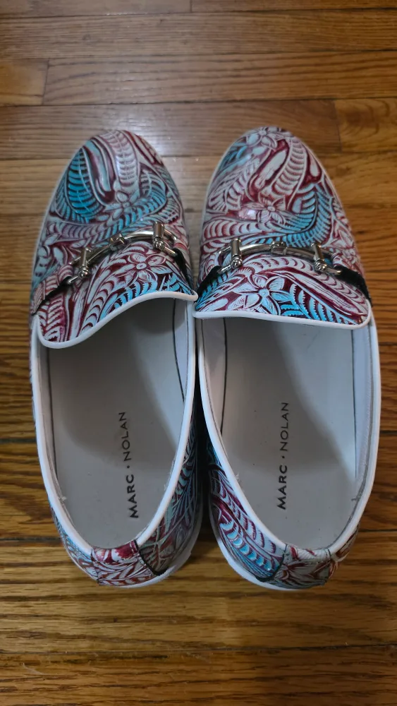 Marc Nolan Leather Slip-on Shoes image indicator(2)