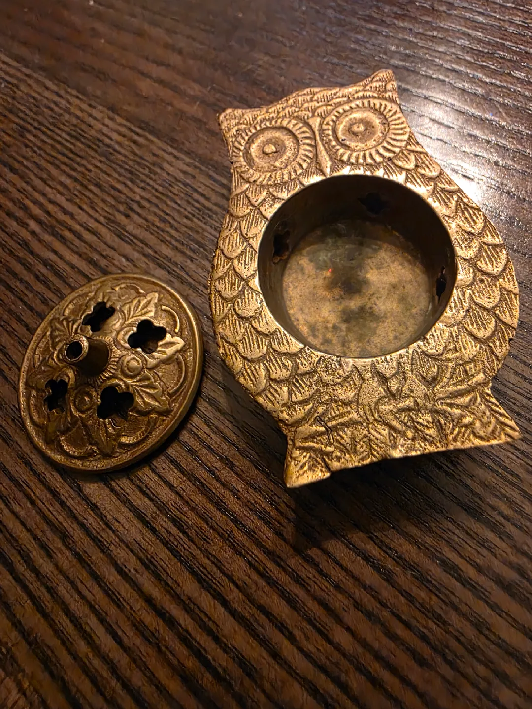 Brass Owl Incent Burner image indicator(3)