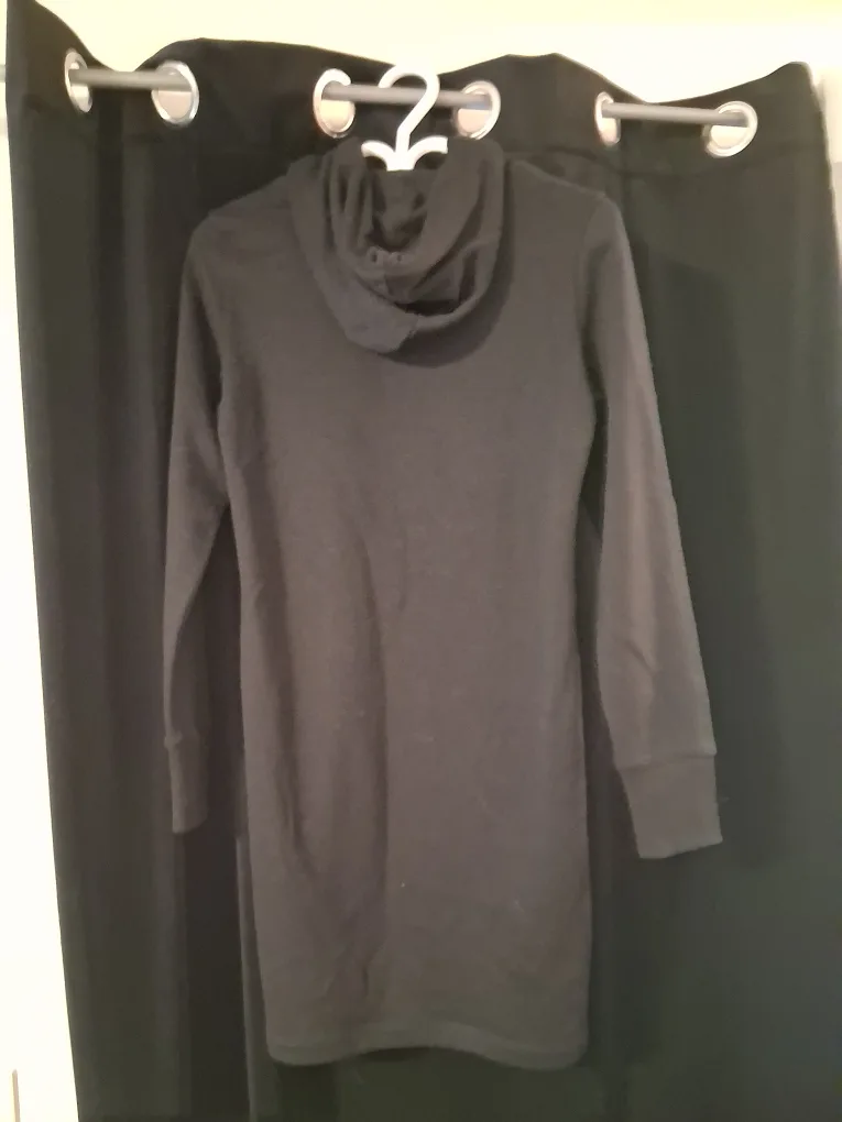 Calvin Klein Black Hoodie Dress image indicator(3)