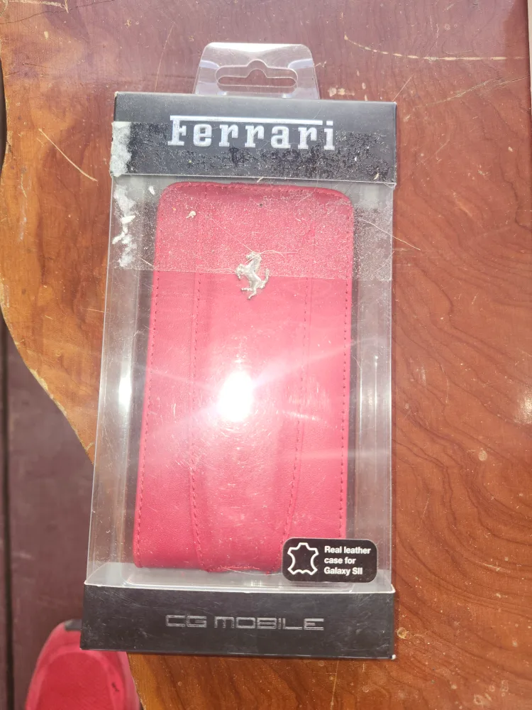 Ferrari Galaxy S10 Real Leather Phone Case - New! image indicator(2)