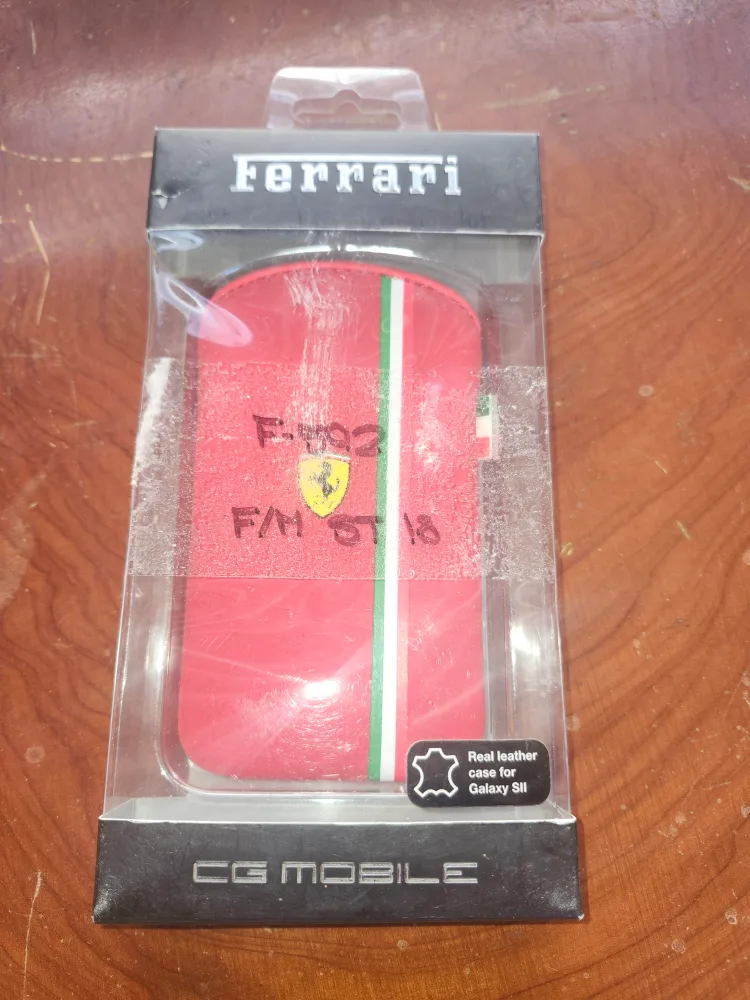 Ferrari Galaxy S10 Real Leather Phone Case - New! image indicator(3)