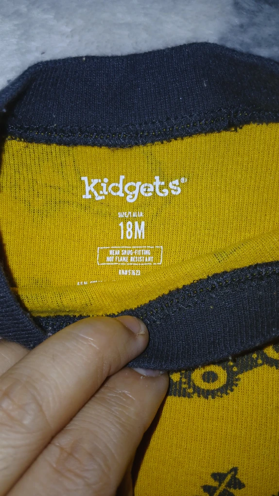 Kidgets 18M Yellow Pajama Set - photo 2