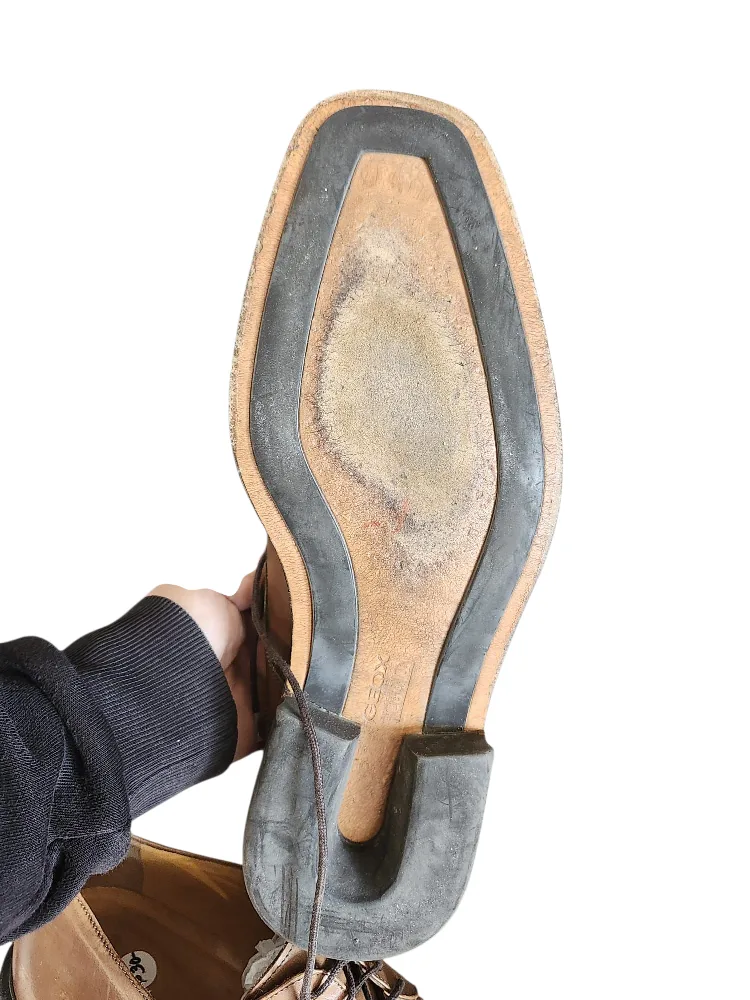 Geox Brown Leather Dress Shoes image indicator(2)