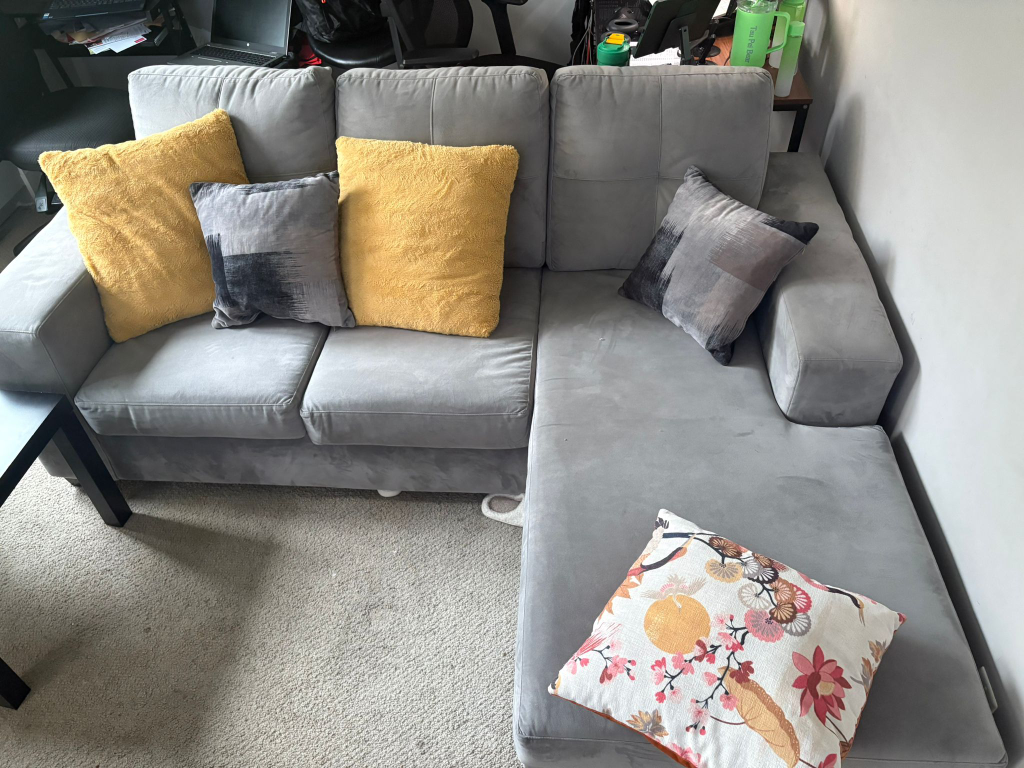 Grey Sectional Sofa - photo 3