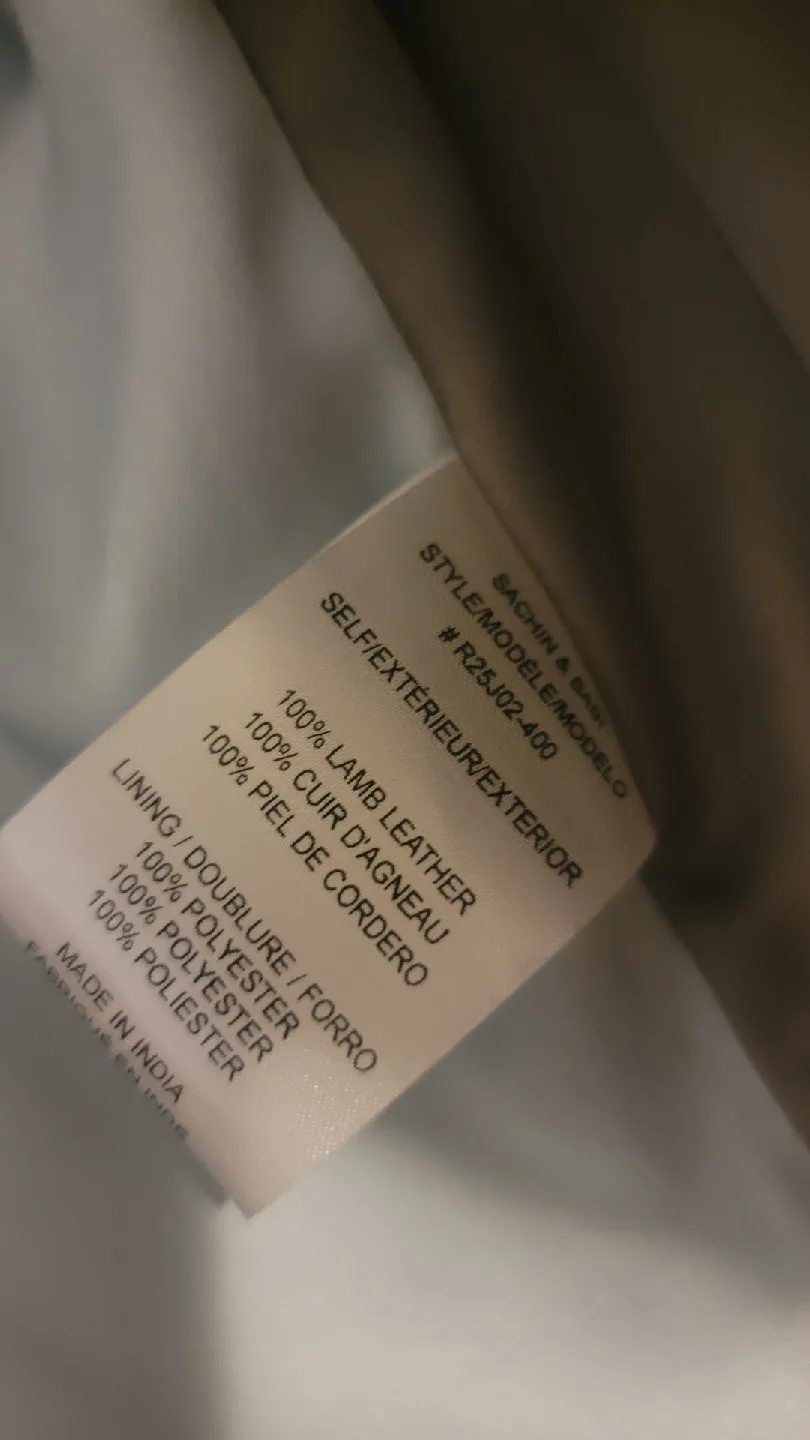 Sachin & Babi Leather Jacket - Size 4 image indicator(4)