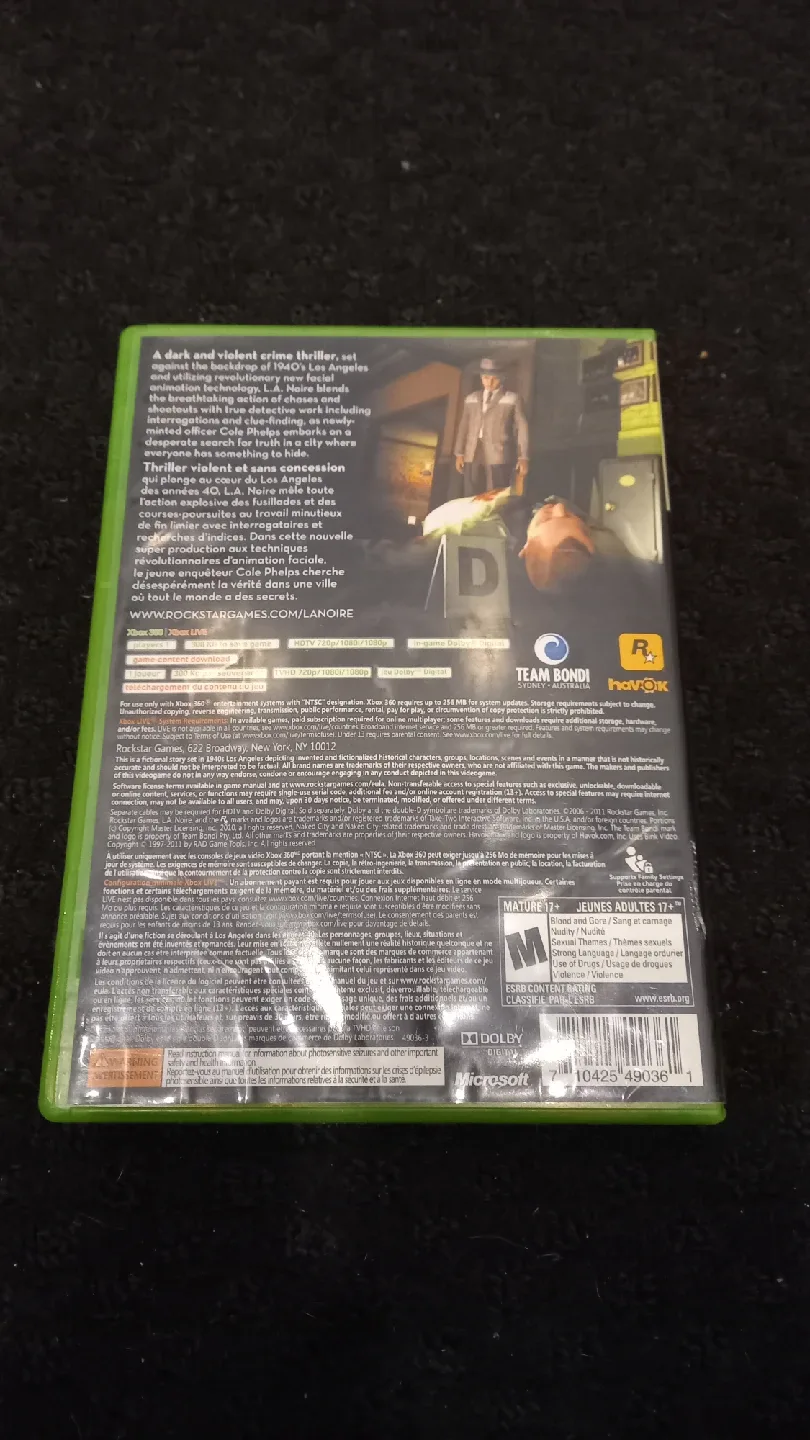 L.A. Noire for Xbox 360 image indicator(2)
