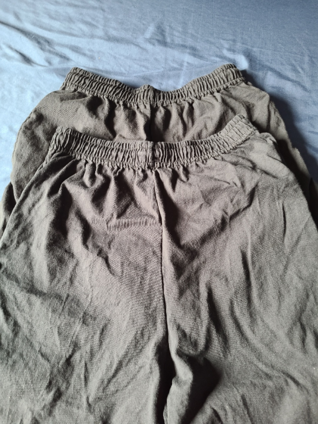 🥕 2 pairs men's black cotton shorts size S