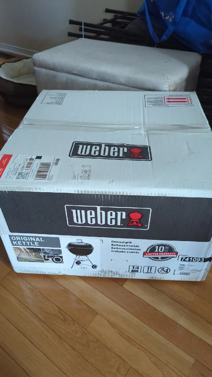 Weber Original Kettle Charcoal Grill - New in Box! thumbnail