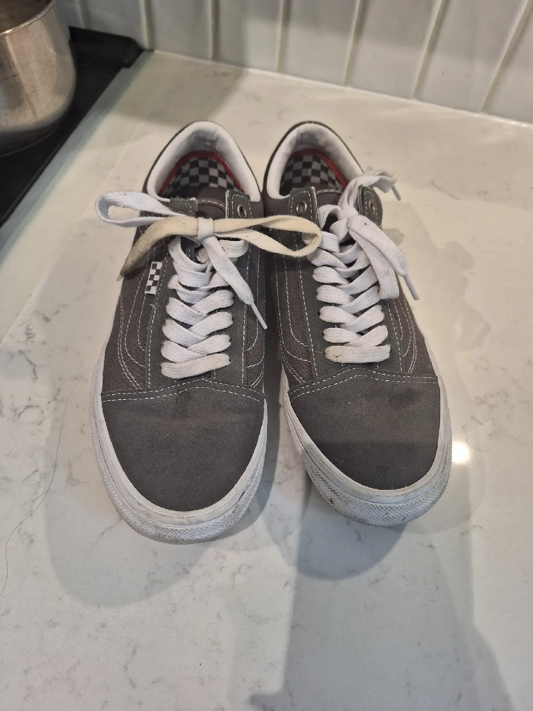 Vans Old Skool Skate Shoes - Grey image indicator(4)
