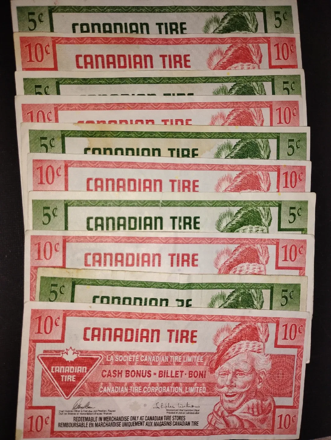 Canadian Tire 5¢ & 10¢ Cash Bonus Coupons image indicator(2)