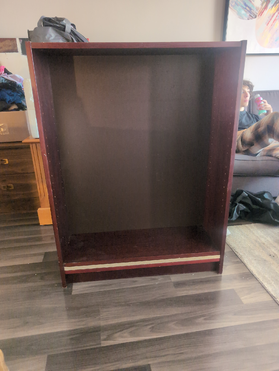Brown Wooden Bookcase