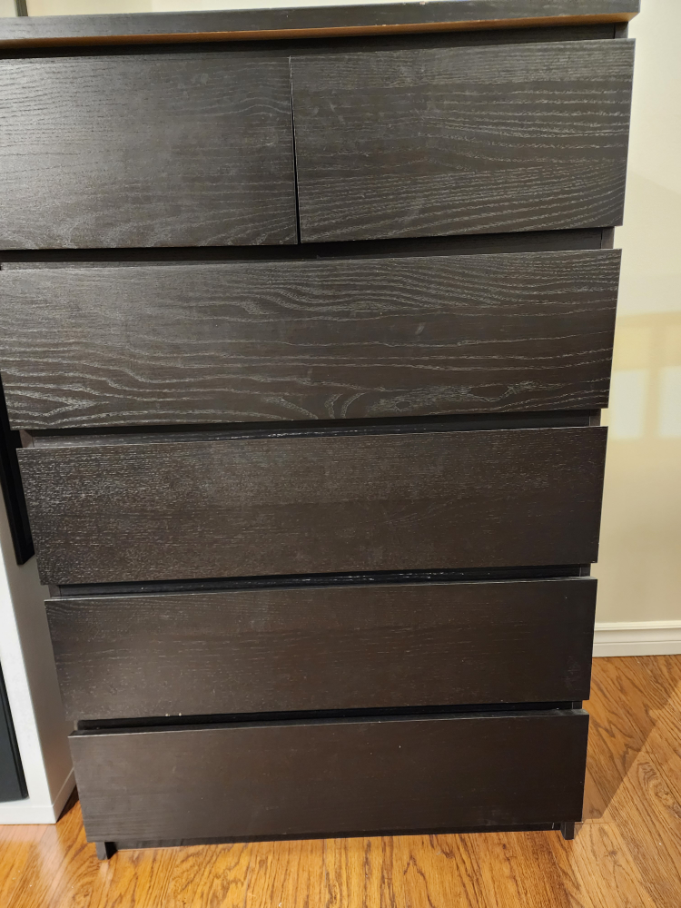 IKEA Hemnes 6-Drawer Dresser - Dark Brown