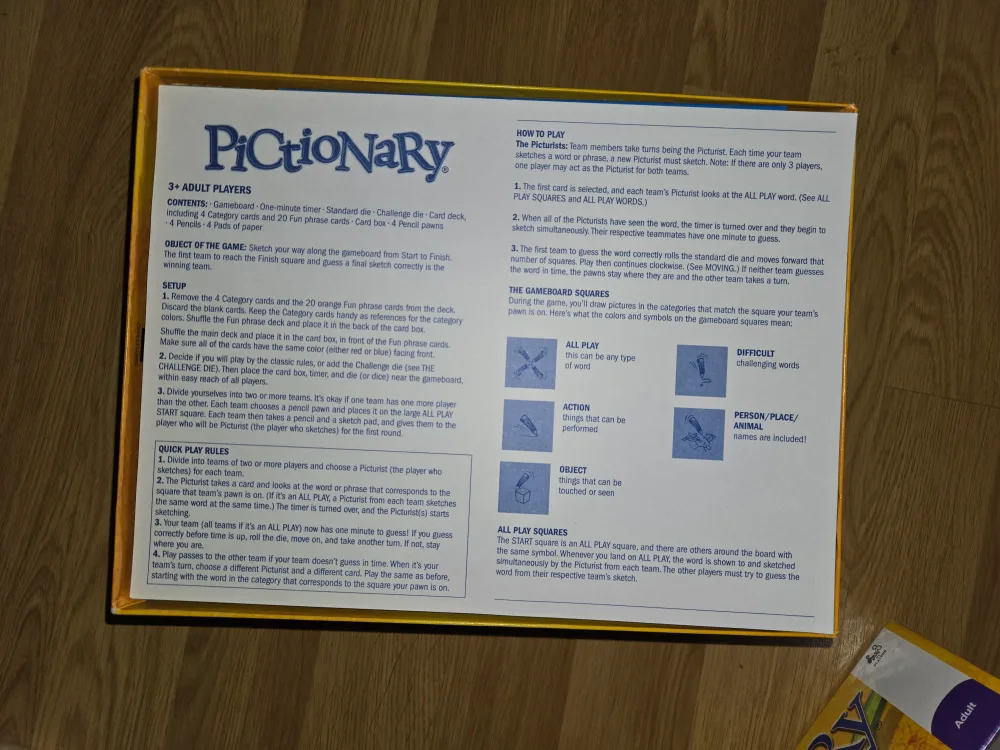 Pictionary Board Game image indicator(4)