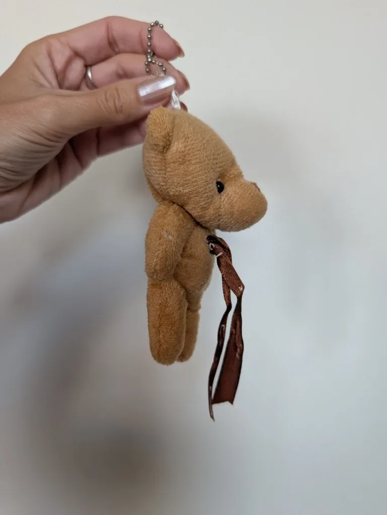 Brown Teddy Bear Keychain image indicator(3)
