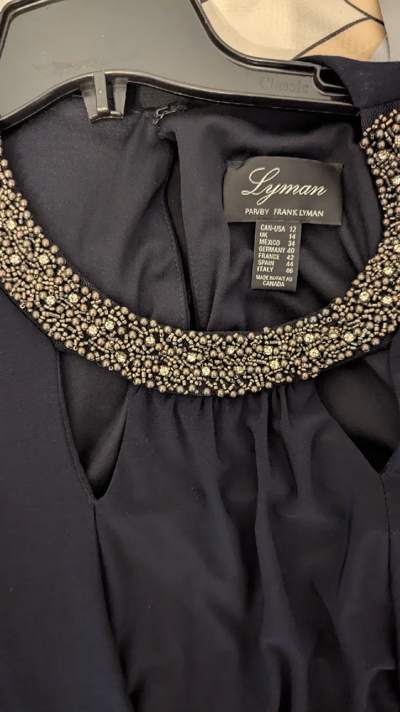 Lyman Dress NWT - Size 12 - Navy Blue image indicator(3)