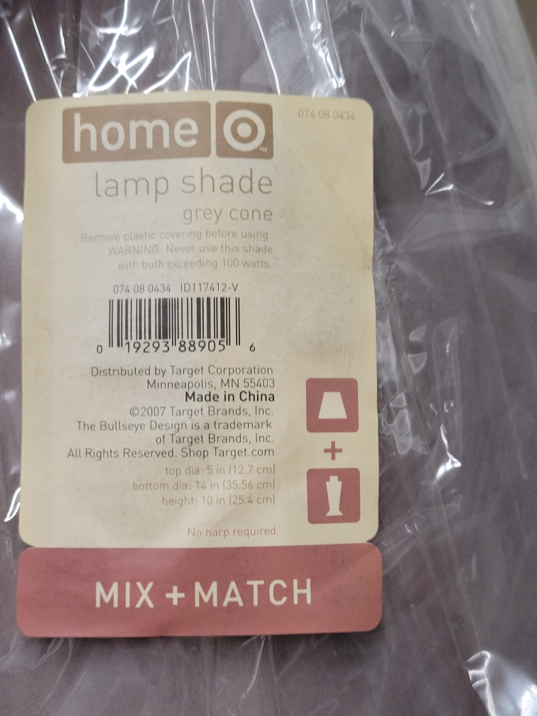 2 Lamp Shades - Grey / taupe - photo 3