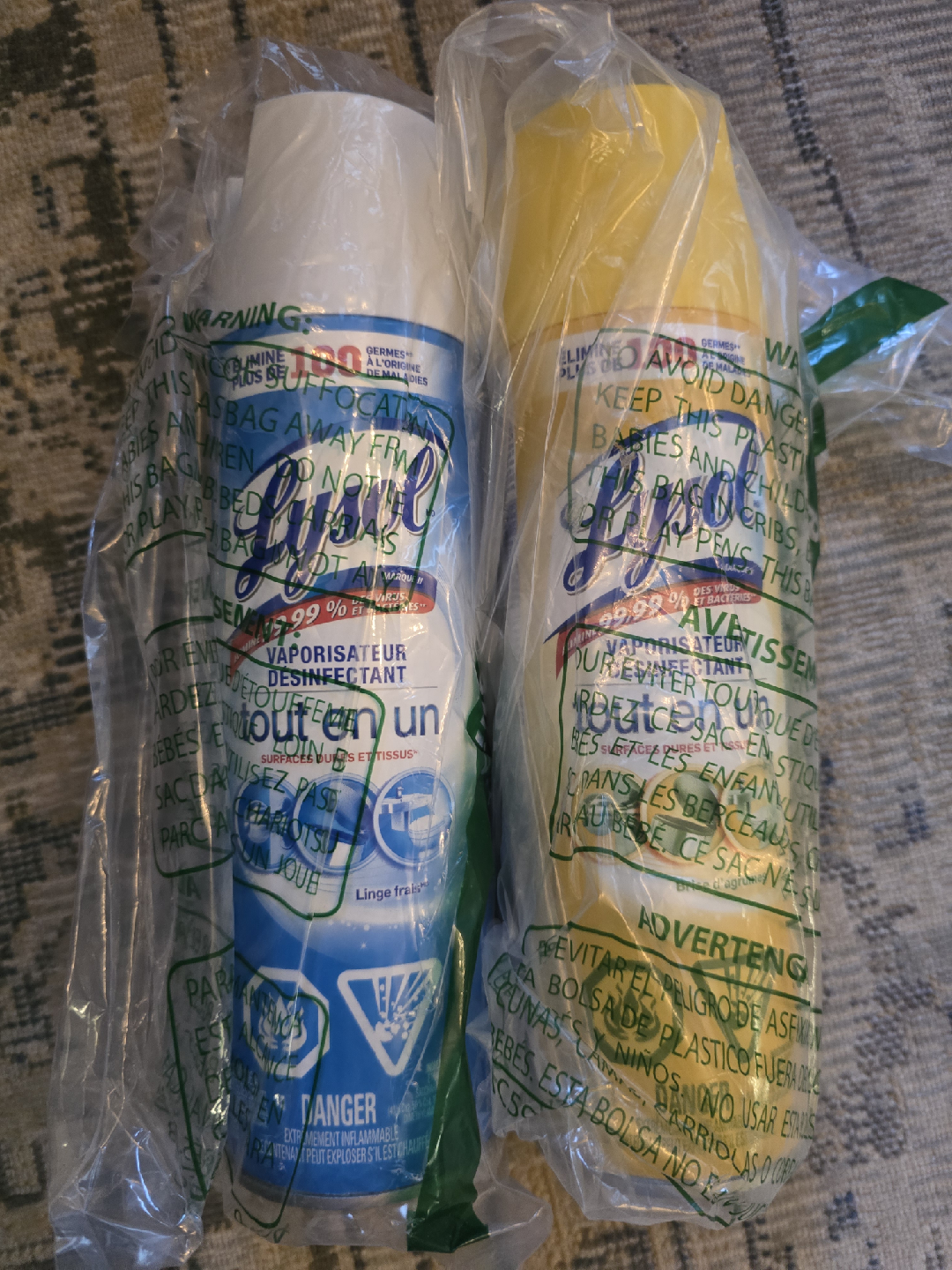 Lysol Disinfectant Spray - 2 Cans