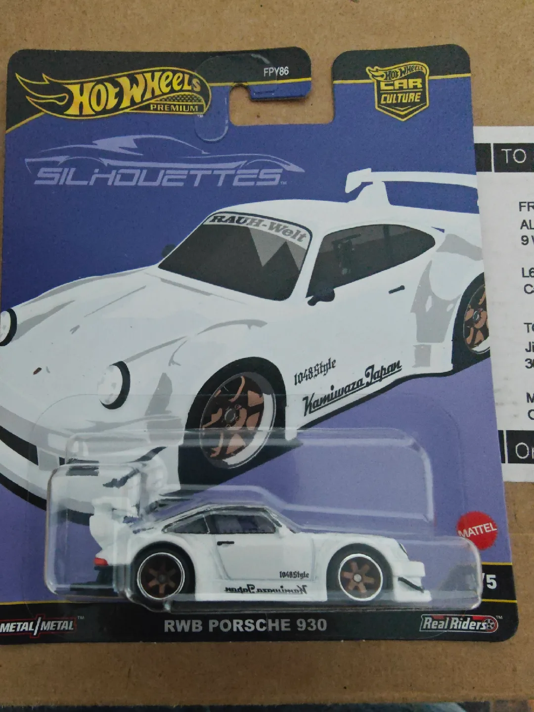 Hot Wheels Premium RWB Porsche 930 thumbnail