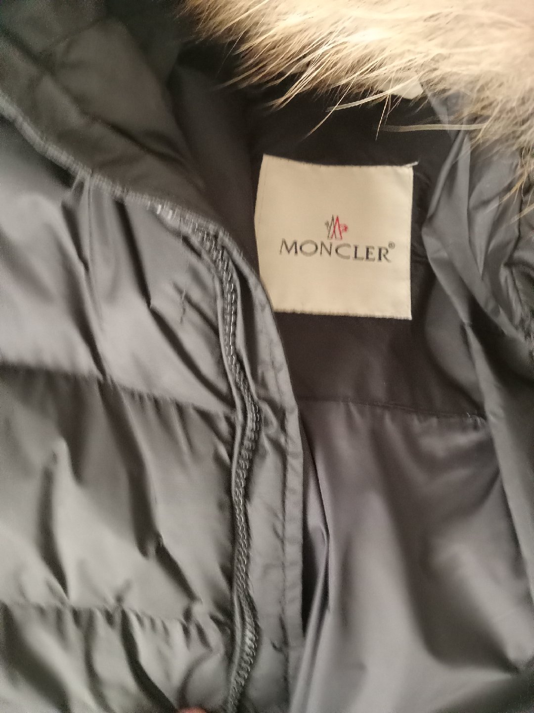 Moncler Black Down Puffer Jacket - photo 2